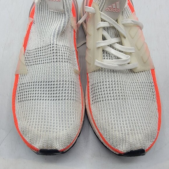 Adidas Ultraboost 19 Mens 14 White Orange Sneaker Shoes Athletic Outdoors EF1342 main image 14